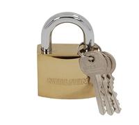 Neilsen CT2089-63mm Heavy Duty Electroplated Padlock | Secure Lock with 3 Keys | Ideal for Lockers, Sheds, Gates and Toolboxes