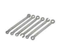 Neilsen CT2112 6pc Brake Spanner Set - Multi Size Hex, Square, Open End Brake Line Spanners | Suitable for Automotive Brake System Maintenance