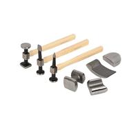 Neilsen CT2138 7pc Auto Body Repair Kit - Bumping, Pick & Finish, Reverse Curve Hammers - Utility, Double-End, Shrinking & Curve Dollies