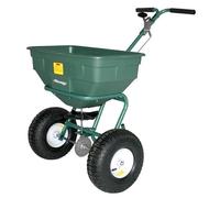 Neilsen CT2208 125lb Walk-Behind Spreader - Heavy Duty Aluminium Gear, Rubber Tyre, and 3M Spread Pattern for Professional Lawn Care