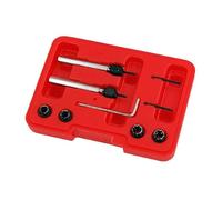 Neilsen CT2285 9pc HSS Spot Weld Cutter Set - Interchangeable Cutters | Sizes: 5/16 and 3/8in Cutters | 1/4in Shafts with Hex Key