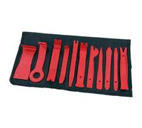 Neilsen CT2287 11pc Trim Removal Tool Set Non-Scratch Impact-Resistant Nylon with Canvas Tool Roll for Automotive Trim Door Panels Dashboard Fascias