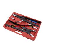 Neilsen CT2304 2pc Circlip/Snap Ring Pliers Set with Spring Ratchet Locking Mechanism - Includes 2 Sets of Alternative Tips 3.5mm x 90 Degree - Capacity 6.5 to 11.75in