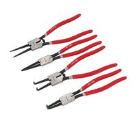 Neilsen CT2337 4pc Circlip and Snap Ring Pliers Set - Size: 13in / 325mm | Straight and 90 Degree Tips | Ideal for Circlip Removal and Installation Applications
