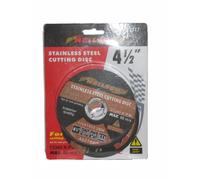 Neilsen CT2377 115mm Cutting Discs 2pc - 4.5 Inch Stainless Steel Cutting Wheels, 22.2mm Bore, Max 13,300RPM - For Metal and Stainless Steel Cutting