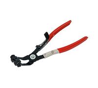 Neilsen CT2585 Offset Hose Clip Pliers Angled - Ratchet Locking Mechanism and Swivel Jaws
