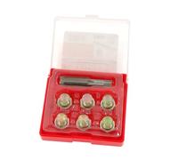 Neilsen CT2751-7pc Oil Sump Thread Repair Set - M15 with Tap, 6 Oil Drain Plugs and Washers, Ideal for Cars, Motorbikes, Trucks and Vans