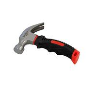 Neilsen CT2765 8oz Stubby Claw Hammer - High Grade Steel, Soft Cushion Rubber Grip, Compact Design for Tight Spaces