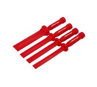 Neilsen CT2798-4pc Plastic Scraper Set | 19mm, 22mm, 25mm, 38mm x 270mm | Heavy-Duty Plastic | Ideal for Removing Glued Weights and Trim from Bodywork