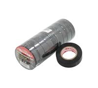 Neilsen CT2918 Black Insulation Tape - 19mm x 20Y | Premium Electrical Tape for Insulation, Binding, and Electrical Repairs | Pack of 10 Rolls