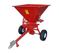 Neilsen CT2921 350lb Tow-Behind Spreader - Heavy Duty Steel Hopper, Adjustable Tow Bar, and 14-inch Pneumatic Tires