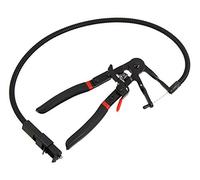 Neilsen CT3603 Long Reach Flexible Shaft Hose Clip Pliers 18-54mm - Ratchet Locking Mechanism, Swivel Jaws, Easy Removal and Installation of Ring-Type Clips