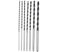 Neilsen CT3651 7PC Extra Long Drill 4MM 5MM 6MM 7MM 8MM 10MM 12MM X 300MM Wood Working BIT, 1 V, Silver