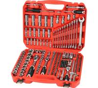 219 PC Socket Set Ratchet Handle Wrench Tool Spanners 1/4" 3/8" 1/2"Drive