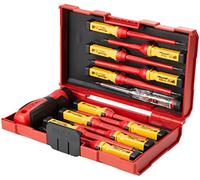 Neilsen CT3794 1000 V VDE Insulated Screwdriver Set - Red, 23CM X 14CM X5CM