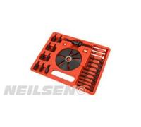 Neilsen CT3919 Harmonic Balance Puller Set - Universal Crankshaft Damper Tool | 4 Screw Sets | 9 Adaptors - Ideal For Harmonic Balance Puller Removal & Installation