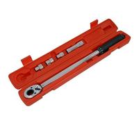 NEILSEN TOOLS Pass Through/Go Thru Torque Wrench with Extension Bar + Sockets range 10-210Nm