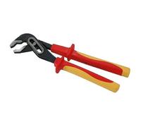 Neilsen CT3965 10in / 250mm VDE Water Pump Pliers - Rated 1000V | Locking Slip-Joint | 50mm Capacity | Heavy Duty Combination Jaws | Ideal for Gripping Hexagonal Round & Square Objects