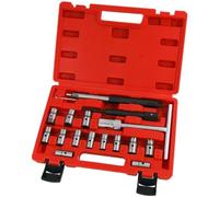 Neilsen CT4085 17pc Diesel Injector Seat Cleaning Cutter Set for Decarbonising Injector Seats