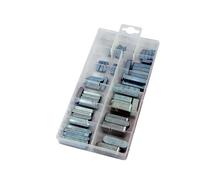 Neilsen CT4094 60pc Feather Key/Parallel Key Set - Sizes 3-12mm, Form-Fitting Connection of hubs on shafts