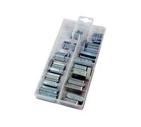 Neilsen CT4094 60pc Feather Key/Parallel Key Set - Sizes 3-12mm, Form-Fitting Connection of hubs on shafts