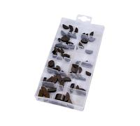Neilsen CT4103-80pc Woodruff Key Set Assorted - 8 Sizes from 3x5x13mm to 9x22mm - 10 of Each Size - Ideal for Keyway and Shaft Repairs