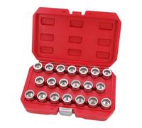 Neilsen CT4151 20pc Locking Wheel Nut Key Set Multi Spline Sockets 19mm Alloy Wheel Nut Socket OEM T10190 compatible with Porsche compatible with VW Touareg