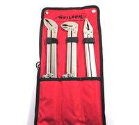 15" Extra Long Locking Pliers Straight Bent Nose Set Mole Grip Clamp (CT4181)