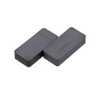 Neilsen CT4682 2pc Ceramic Block Magnets - 22 x 47mm, 10mm Deep - Strong Rectangular Ferrite Magnets for DIY, Crafts, Science Projects, Workshop, and Industrial Use