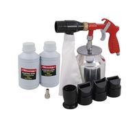 Air Sandblaster Gun Kit with Blasting Sand Grit 60 & 4 Nozzles (Neilsen CT4694)