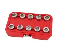 Neilsen CT4768 10pc Locking Wheel Nut Key Set for Land Rover Hex Drive A-J Use with 27mm Spanner or Socket