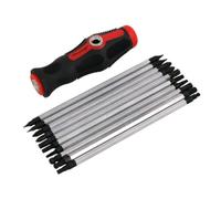Boxed Screwdriver Set. 11pc Straight & T-Bar Handle (Genuine Neilsen CT4802)