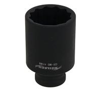 Neilsen CT4842 1/2in Dr 41mm Chrome-Molybdenum Deep Impact Socket - 12 Point