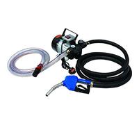 Neilsen CT5183 Electric Diesel Fuel Transfer Pump 230V 60L/Min with Bypass Valve, Automotive Filler Nozzle, 2M Inlet Hose & 4M Outlet Hose, Compact Portable Fuel Dispenser