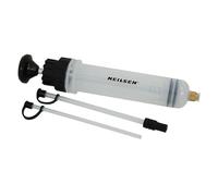 Neilsen CT5212 200cc Fluid Transfer Pump - Semi-Translucent Cylinder, 2 Tubes (190mm & 197mm), Imperial/Metric Scales for Brake Fluid, Coolant, Gear Oil