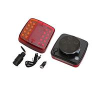 Neilsen CT5222 Magnetic Wireless LED Trailer Light Set - 12V Rechargeable - IP67 Waterproof - 2600mAh Battery - Magnetic Base - for Trailers, Vans, Lorries