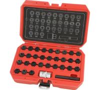 Neilsen CT5228 32pc Locking Wheel Nut Key Set 301-330 with 1/2in Dr Socket 21mm Hex Drive and Release Bar Compatible with Mercedes Models