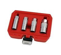 Neilsen CT5233-4pc 3/8in Dr Spark Plug Socket Set 14/16/21mm Thin Wall Chrome Vanadium