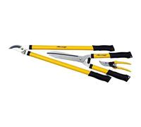 3pc Bypass Tree Lopper 520mm Shears 8" Secateur Hedge Garden Pruning Set CT5295
