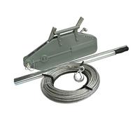 Neilsen CT5297 Wire Rope Puller 1600kg Hand Operated 20M x 11mm Rope Heavy Duty Hook