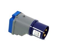 Neilsen CT5353 230V, 13A/16A Power Adaptor - 16A Male 2P+E Plug to 13A Female 3 Pin Socket | IP44 | Material: PA / Brass | Color: Blue | Lightweight & Compact design