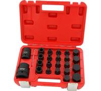 Neilsen CT6062 24pc Impact Bit & Socket Set 3/4" & 1" Drive with Hex, Star, Spline Bits E18-E24, T60-T100, M16-M20 | 2 Adaptors | Material: CR-MO | Ideal for Commercial Vehicles
