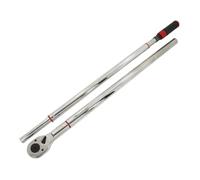 Neilsen CT6076 1in Drive Torque Wrench 300-1500Nm ±3% Accuracy 24 Teeth Reversible Ratchet Long Two Part Plug Together Right Hand Thread Industrial Automotive Use