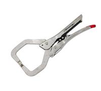 Neilsen CT6100 11" Self-Adjusting Locking C-Clamp - Adjustable Jaw for Secure Grip, Zinc-Plated Steel for Longer Durability