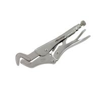 Neilsen CT6102 Parrot Nose Locking Pliers | Heavy Duty Sawtooth Jaws, Adjustable 6-32mm, 210mm Length, Knurled Adjustment Screw for Improved Grip