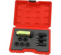 Neilsen CT6409 Oxygen Sensor Thread Repair Kit - Reamer 18.6mm | Tap M20 x 1.5, Tap M18 x 1.5 | Insertion Tool and 5 Repair Bushings | Ideal for Repair of Oxygen Sensor Threads