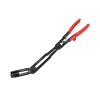 Neilsen CT6423-35 Degree Angled Long Hose Clamp Pliers, Double Jointed, 430mm Length, 0-50mm Capacity, Spring Assisted with Lock, Ideal for Tight Spaces