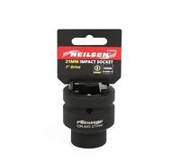 Neilsen CT6533 1in Dr Chrome-Molybdenum Impact Socket 21mm - 6 Point Single Hex, Height 58mm