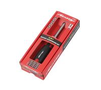 Neilsen CT6807 - 12-in-1 Ratchet Screwdriver Set with Twist-Reverse and Ratchet Lock Mechanism, Magnetic Driver, Slotted, Phillips, Star and Hex S2 Bits