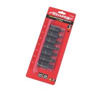 Neilsen CT6855-7pc 1/2in Dr Impact Star Bit Set T40-T70 | Chrome Molybdenum | S2 Bits | Ideal for Automotive and Impact Driver Use